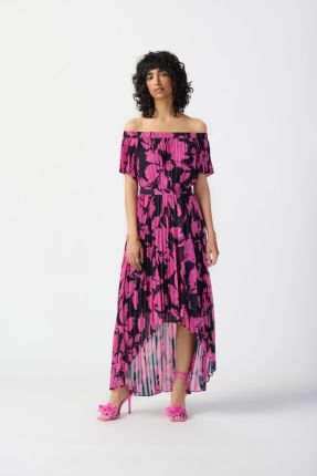 Floral Print Off-the-Shoulder Dress