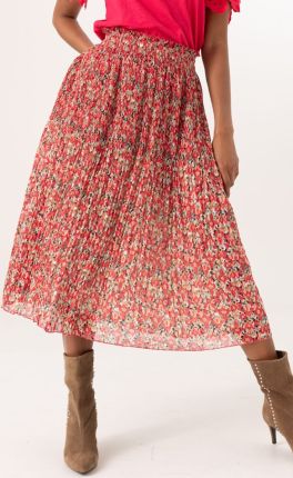 Floral Print Pleat 32" Skirt